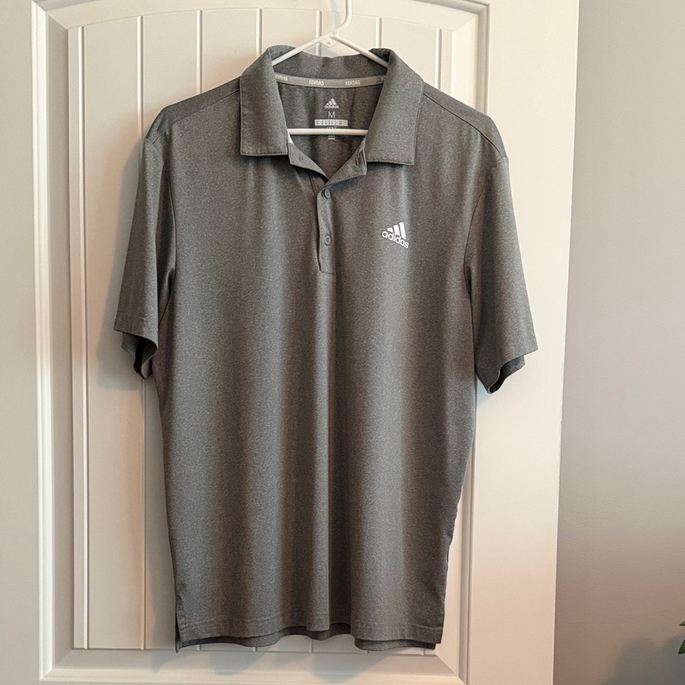 Adidas Men's Polo Shirt in Gray